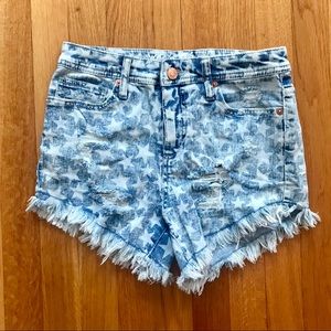 Stars and Stripes Denim Shorts